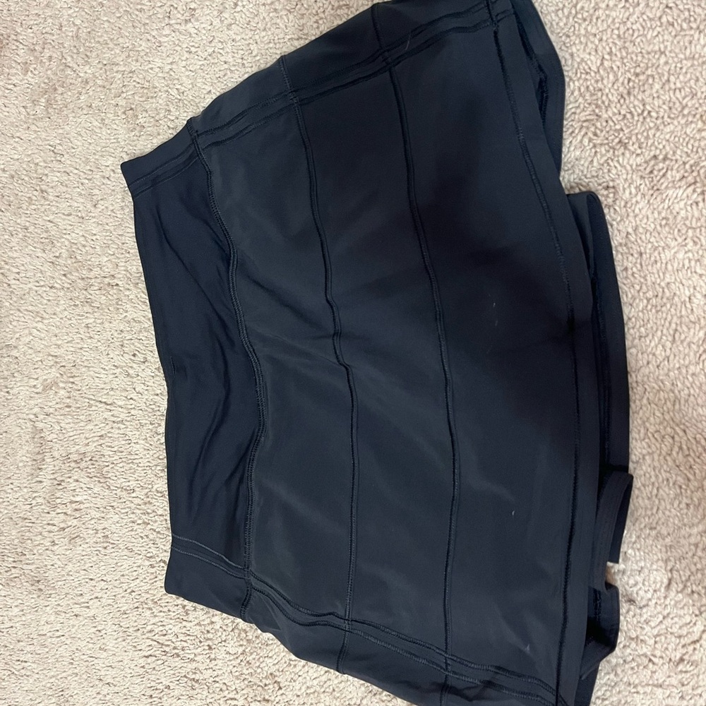 Lululemon Pace Rival Black Skirt